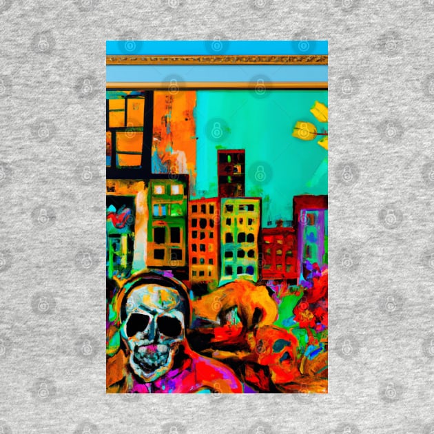 DAY OF THE DEAD SKULL7 by Art Unplugged